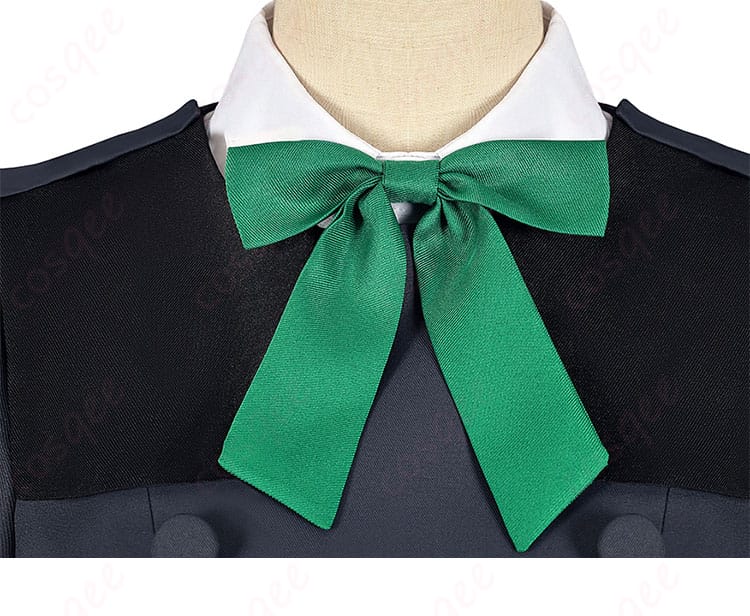 コスプレ衣装のリボン装飾の細部。日奈森あむコスプレ衣装のディテール