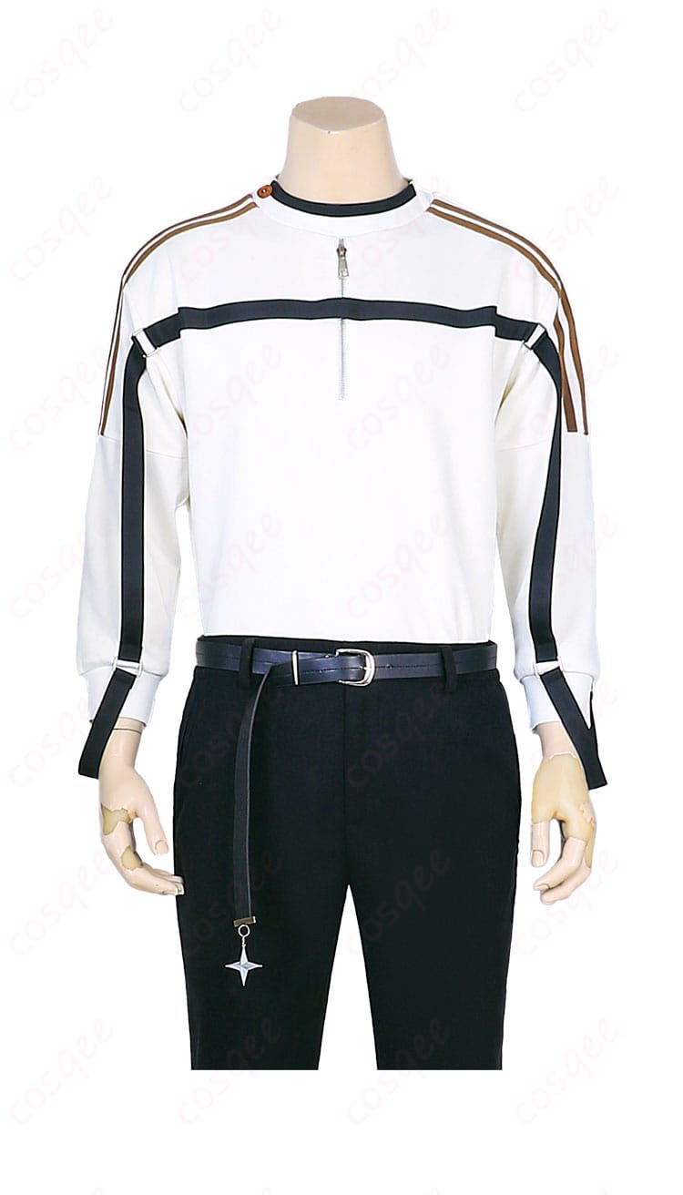 恋と深空 マヒル くつろぎ コスプレ衣装の正面画像。ディテールにこだわった高品質な衣装。