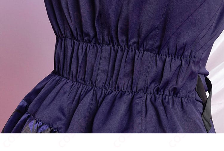 コードギアス C.C. コスプレ衣装 腰部装飾細部画像 - 腰周りの美しいデザインとディテールが際立つ。