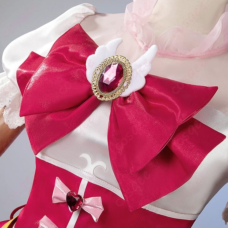 朝日奈みらい キュアミラクルの華やかコスプレ衣装 リボン映えで写真が可愛く決まる - 4枚目の画像