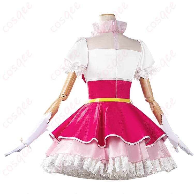 朝日奈みらい キュアミラクルの華やかコスプレ衣装 リボン映えで写真が可愛く決まる - 3枚目の画像