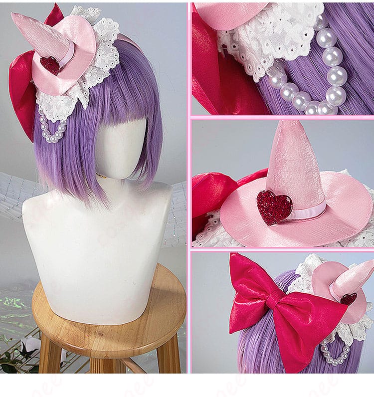 キュアミラクルコスプレ衣装の背面全体画像。