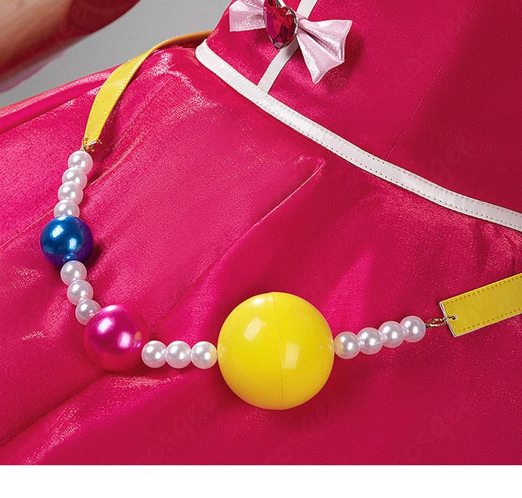 キュアミラクルコスプレ衣装の腰部装飾ディテール画像。