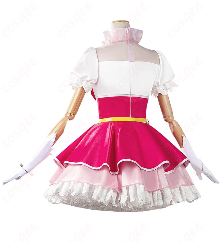 キュアミラクルコスプレ衣装の側面の詳細画像。