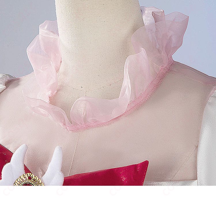 キュアミラクルコスプレ衣装に付属する手袋の装飾部分の詳細画像。