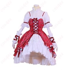 しゅごキャラ！の日奈森あむを甘く可憐に再現するチェック柄ケーキドレス - 1枚目の画像（サムネイル）