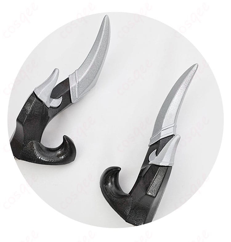 「アークナイツ ユウ コスプレ衣装の角頭飾りの細部画像。キャラクターの特徴的な角を忠実に再現。コスプレアクセサリー。」