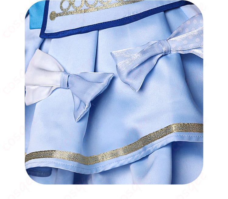 86 ヴラディレーナ・ミリーゼ コスプレ衣装 スカート裾装飾細部 美しいデザインのコスプレ衣装