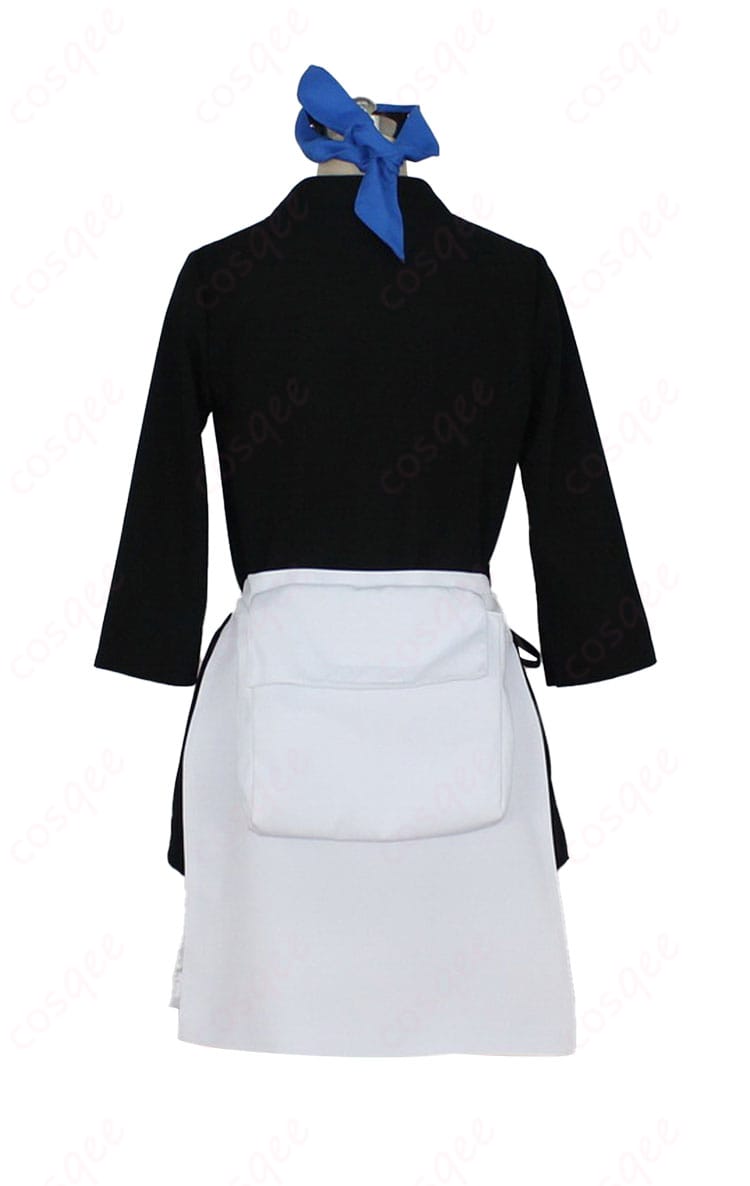 商品背面図 - 「のはらリン」コスプレ衣装の背面。背中の刺繍や装飾が見やすくなっています。