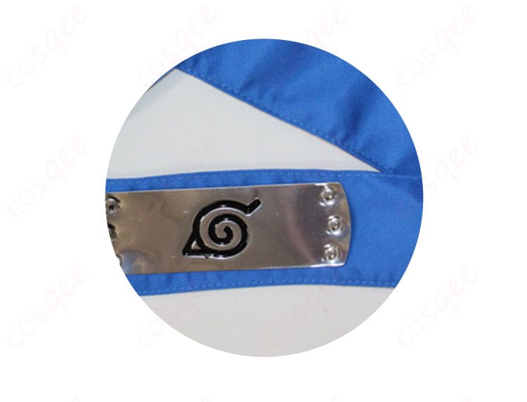 うちはオビトの髪飾りの詳細。正確に再現された頭紐のデザイン。