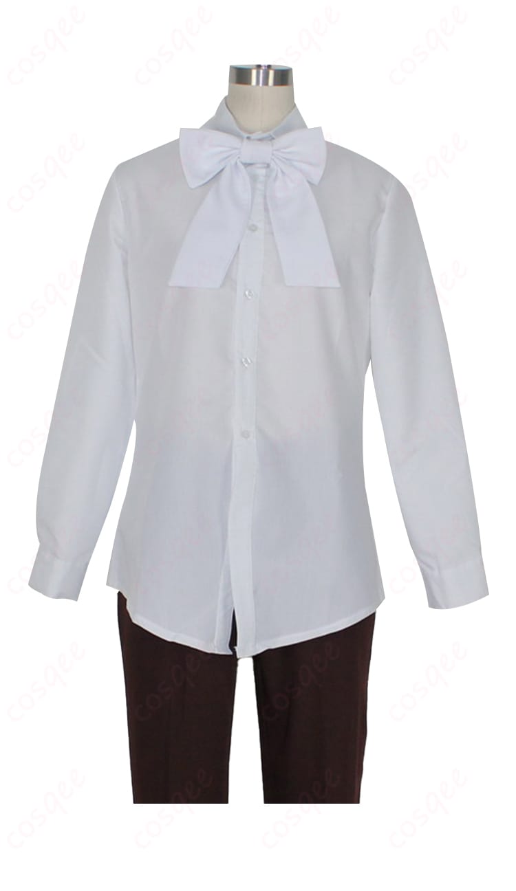 内搭のシャツのコスプレ衣装正面の細部画像。アイスランドの衣装のシャツディテール。