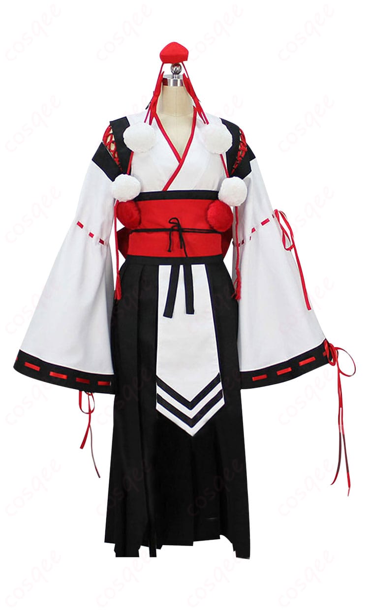 射命丸文 コスプレ衣装 正面の詳細画像。香霖堂天狗装束が鮮やかに再現されたコスプレ衣装。