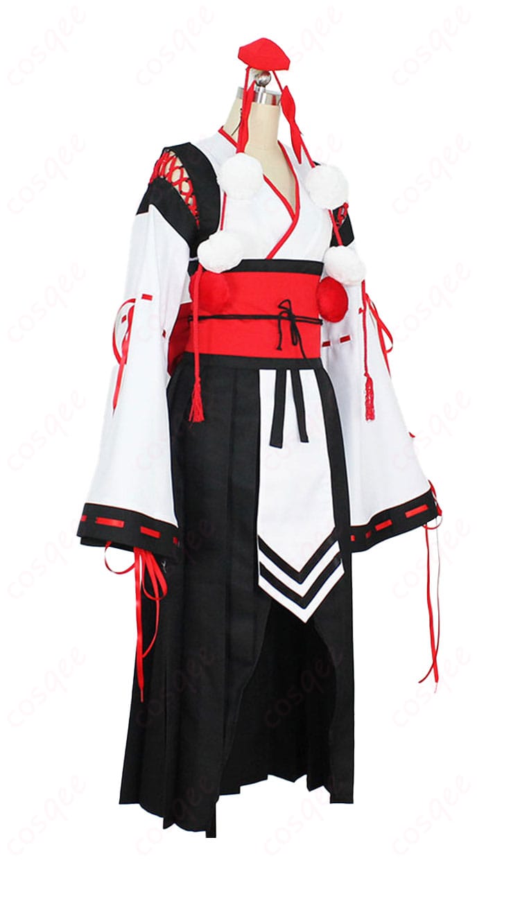 射命丸文 コスプレ衣装 右側から見たデザイン。衣装の細部まで忠実に再現されています。
