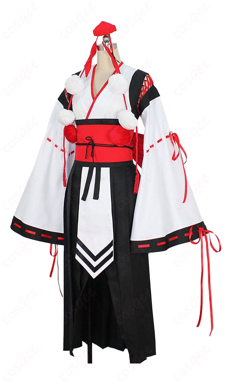 射命丸文 コスプレ衣装 左側から見たデザイン。高品質な仕上がりが特徴的なコスプレ衣装。