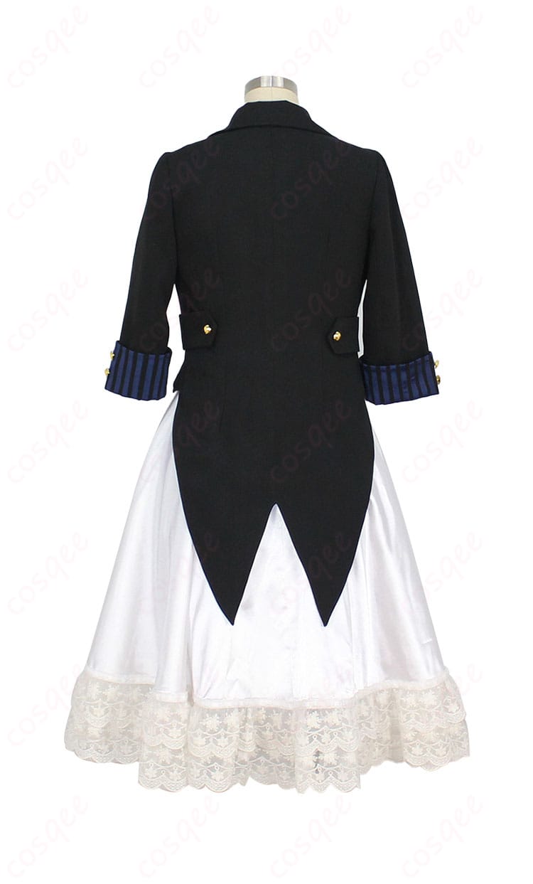 エリザベス・ミッドフォード コスプレ衣装 背面画像 美しい背面のデザインと装飾