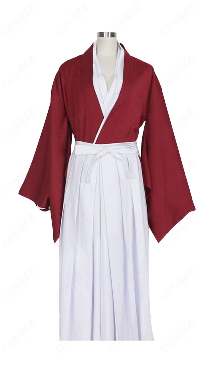 るろうに剣心 緋村剣心 コスプレ衣装 商品正面画像。高品質で精巧な作り、アニメキャラクターを忠実に再現。