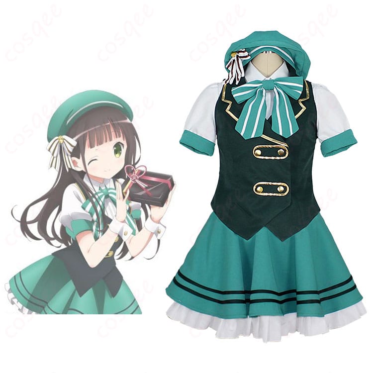 「ご注文はうさぎですか？ 宇治松千夜 メイド服 コスプレ衣装 - キャラクターと衣装の組み合わせ」