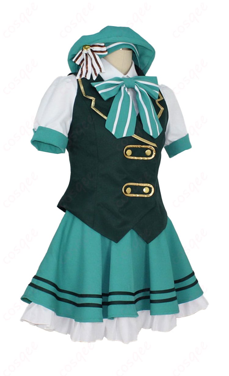 「ご注文はうさぎですか？ 宇治松千夜 メイド服 コスプレ衣装 右側からのビュー」