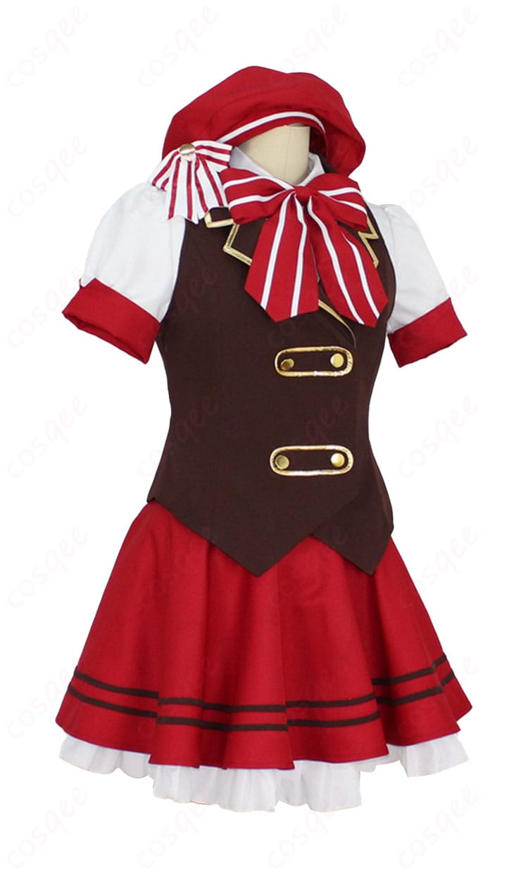 ココアメイド服コスプレ衣装の右側の画像。ディテールがよく分かります。