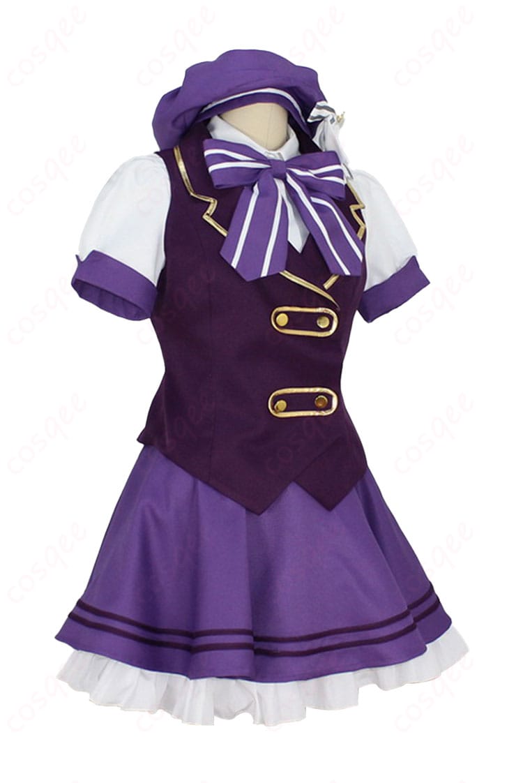 リゼ メイド服 コスプレ衣装の右側画像。精密に作られた衣装とともに、キャラクターの特徴を表現。