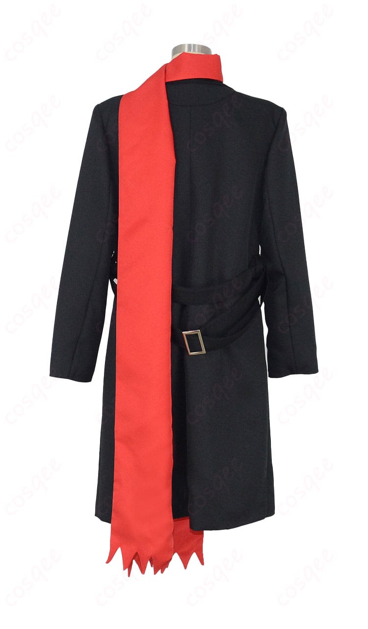 ギルティクラウン 桜満集 コスプレ衣装 背面のデザイン。背中のディテールがしっかり再現された、完璧なコスプレ衣装です。ファン必見。