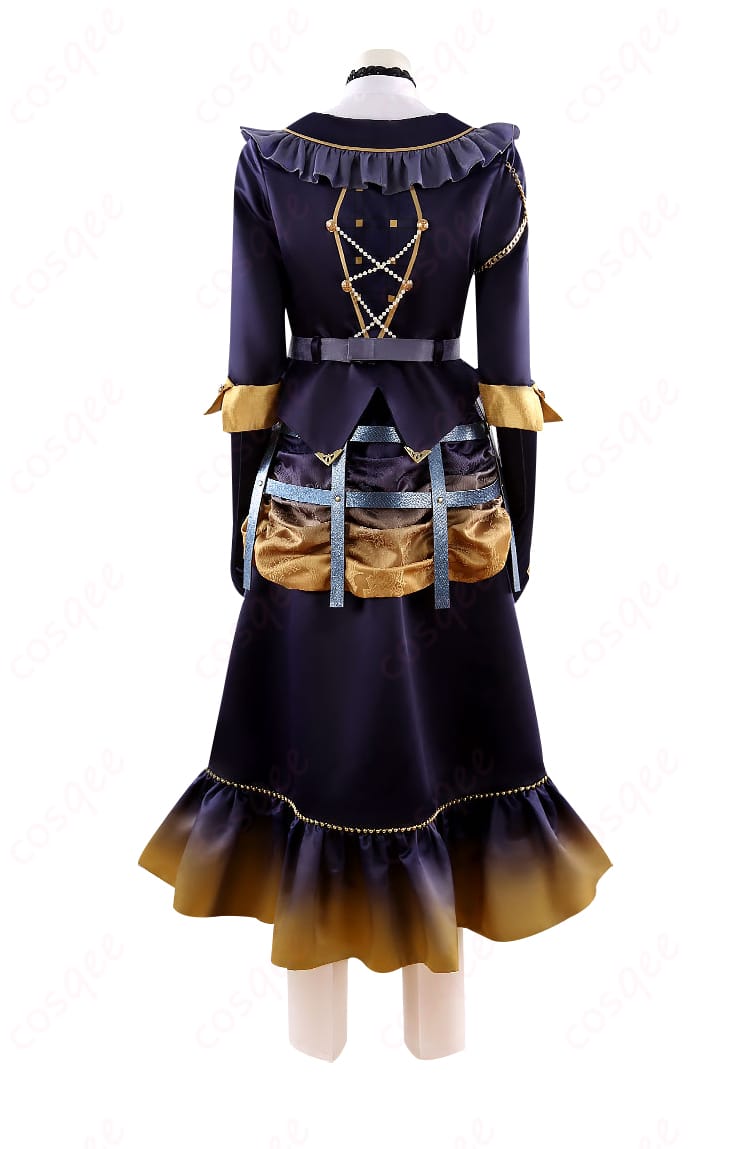 コスプレ衣装の後ろ姿。リアルなキャラクター再現。椎名ニキのコスプレ衣装。コスプレ、あんスタ