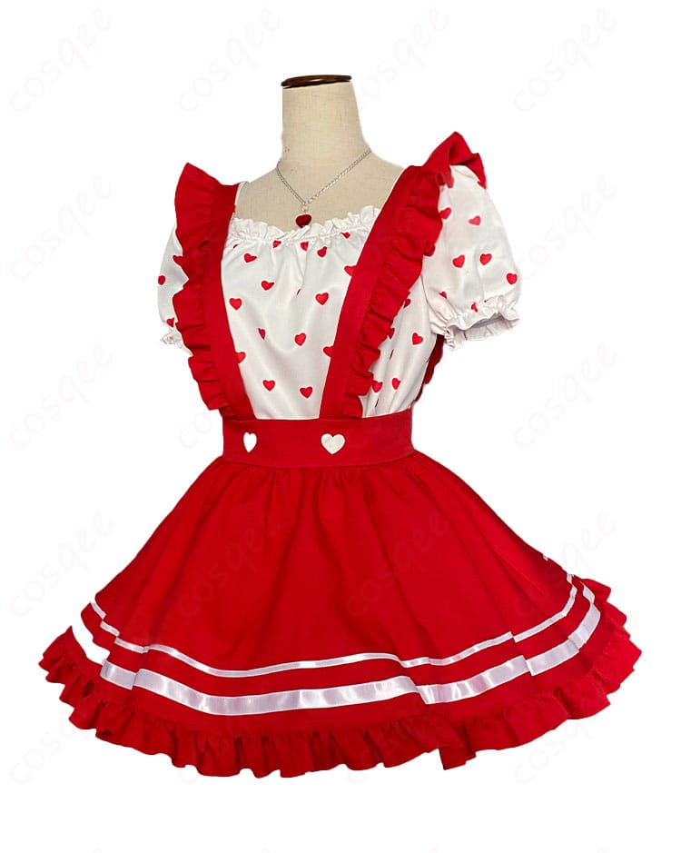 商品の左側からの画像。アイカツ!星宮いちごコスプレ衣装の左側のデザイン。