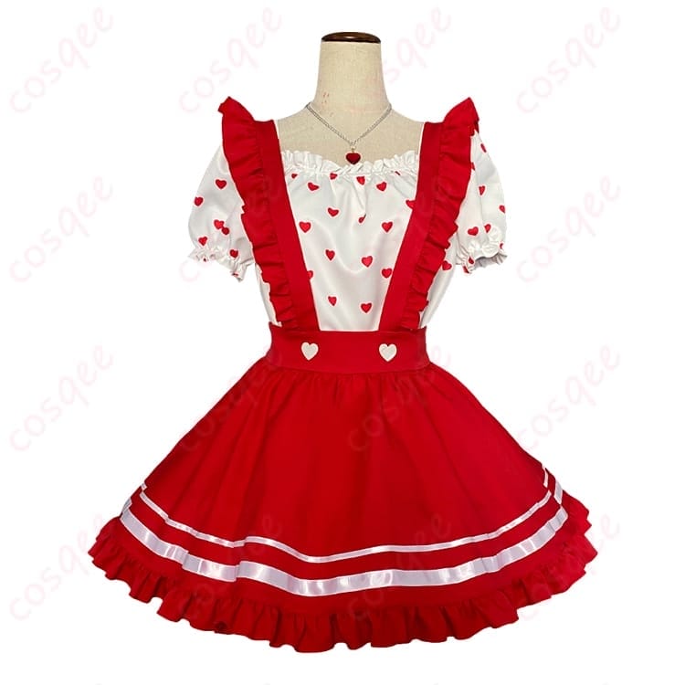 アイカツ！星宮いちご Girly RED コスプレ衣装 ガーリーで写真映えする可愛さ - 1枚目の画像