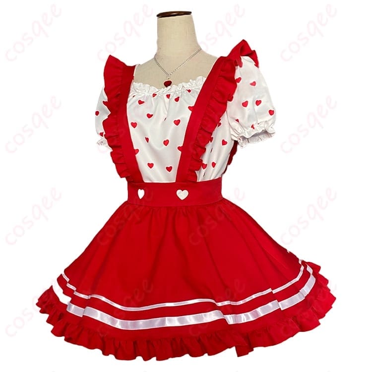 アイカツ！星宮いちご Girly RED コスプレ衣装 ガーリーで写真映えする可愛さ - 2枚目の画像