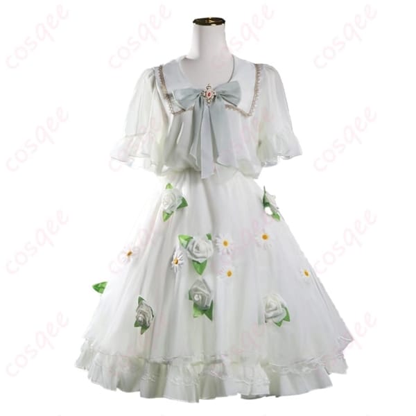 葬送のフリーレンの白ドレスで清楚に映える フリーレン コスプレ衣装