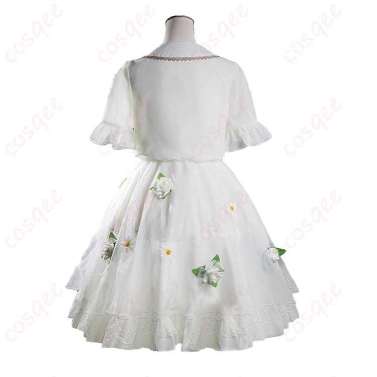 葬送のフリーレンの白ドレスで清楚に映える フリーレン コスプレ衣装 - 3枚目の画像