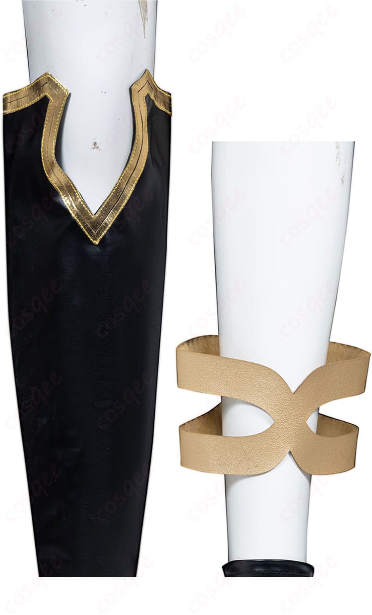 ランサー(エレシュキガル)コスプレ衣装の靴と足飾り。細かいディテールが際立つ足元の装飾!