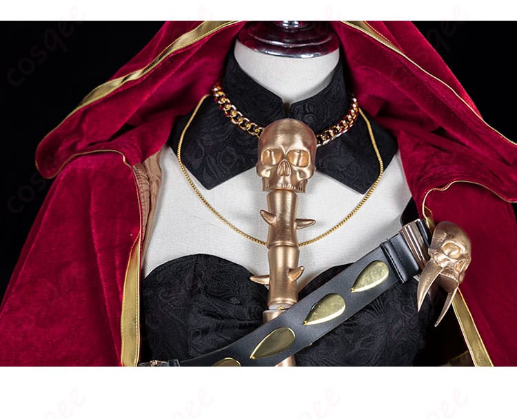 ランサー(エレシュキガル)コスプレ衣装の颈饰の装飾詳細。精緻なデザインで、キャラクターの特徴を再現!