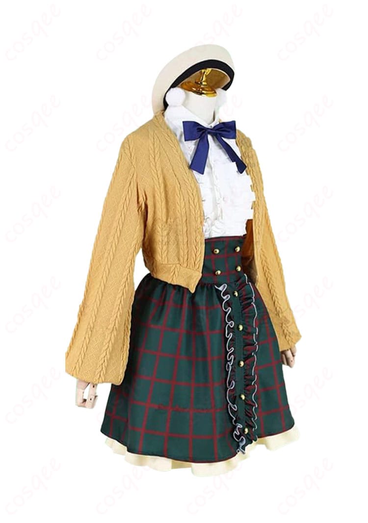 商品側面から見たコスプレ衣装。しぐれういの私服コスプレ衣装のシルエットがしっかりと伝わる画像。