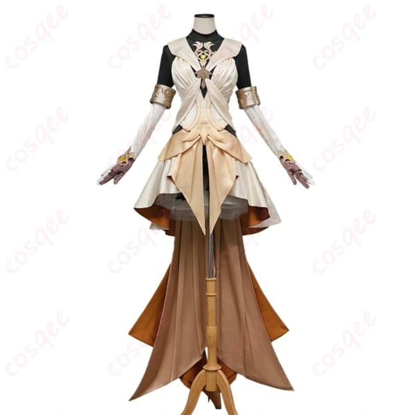 崩壊：スターレイル アグライアの女神風コスプレ衣装で、煌めきと品のある存在感を纏う