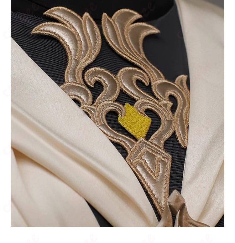 黄金裔 アグライア コスプレ衣装 服の襟装飾細部、キャラクターの魅力を引き立てるデザイン。