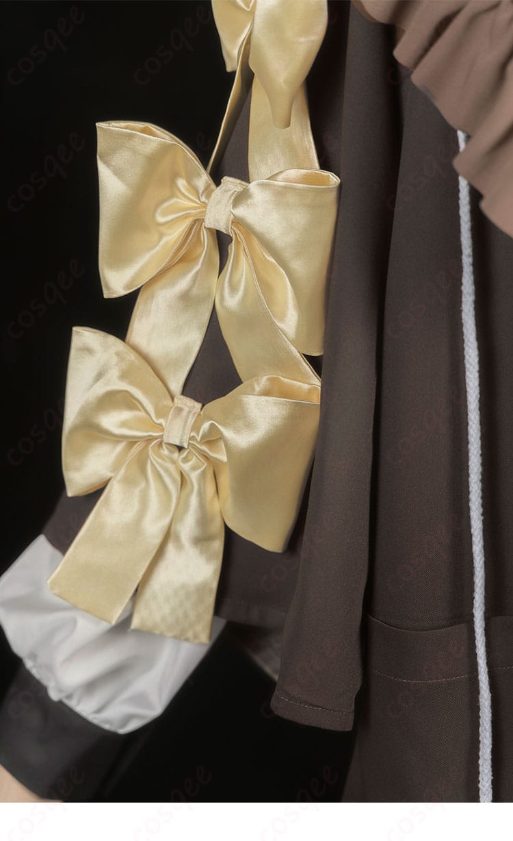 無期迷途 リン コスプレ衣装 衣袖の蝶結び装飾細部画像。蝶結びの可愛らしいデザインが特徴。