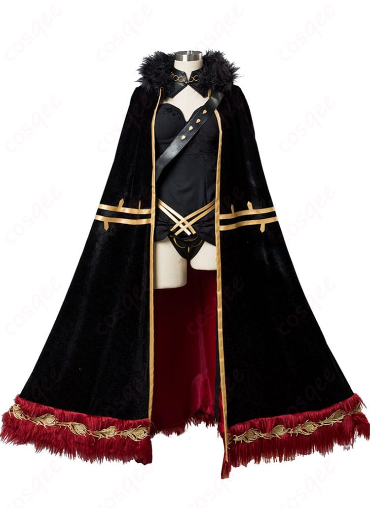 商品正面画像 – エレシュキガル コスプレ衣装の正面ビュー。高い再現度と美しいデザインが特徴。