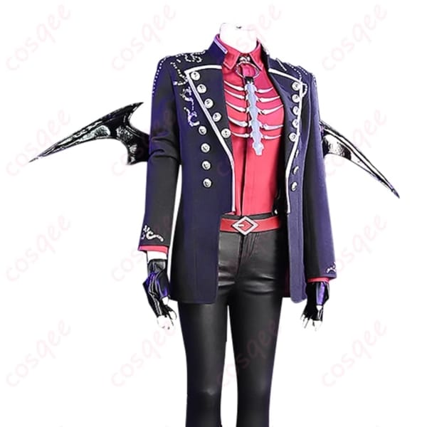 にじさんじ VOLTACTION 渡会雲雀 コスプレ衣装 翼と悪魔角が映えるダークエレガント