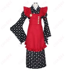 AMNESIA 主人公の和装メイドコーデで可憐に映えるコスプレ衣装 - 1枚目の画像（サムネイル）