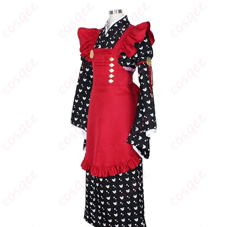 AMNESIA 主人公の和装メイドコーデで可憐に映えるコスプレ衣装 - 3枚目の画像