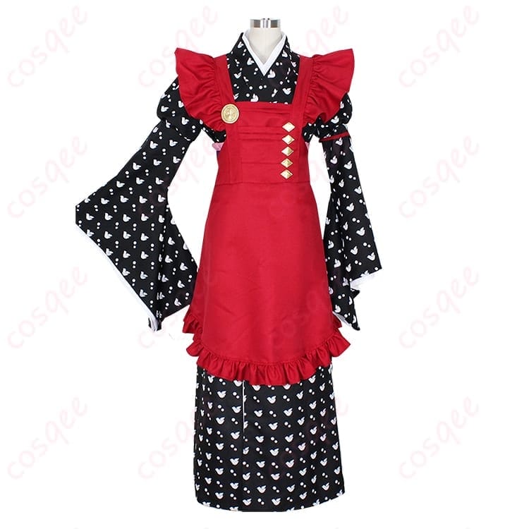 AMNESIA 主人公の和装メイドコーデで可憐に映えるコスプレ衣装 - 1枚目の画像