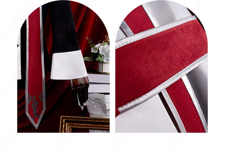 衣袖と服装アクセサリーの詳細 - コスプレ衣装 シエル・ファントムハイヴ 衣袖装飾とアクセサリー