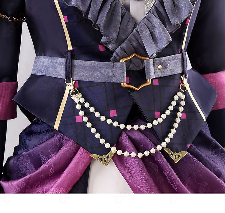 巴日和 コスプレ衣装 腰飾りのディテール。豪華でリアルな装飾が魅力