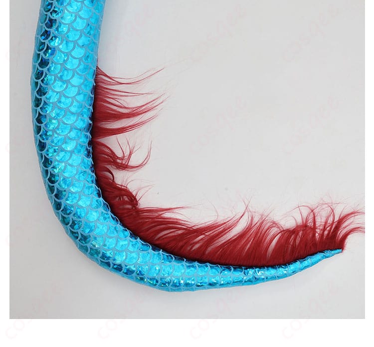 アークナイツ チェン・センユー コスプレ衣装 尻尾の装飾細部 リアルで迫力あるデザイン