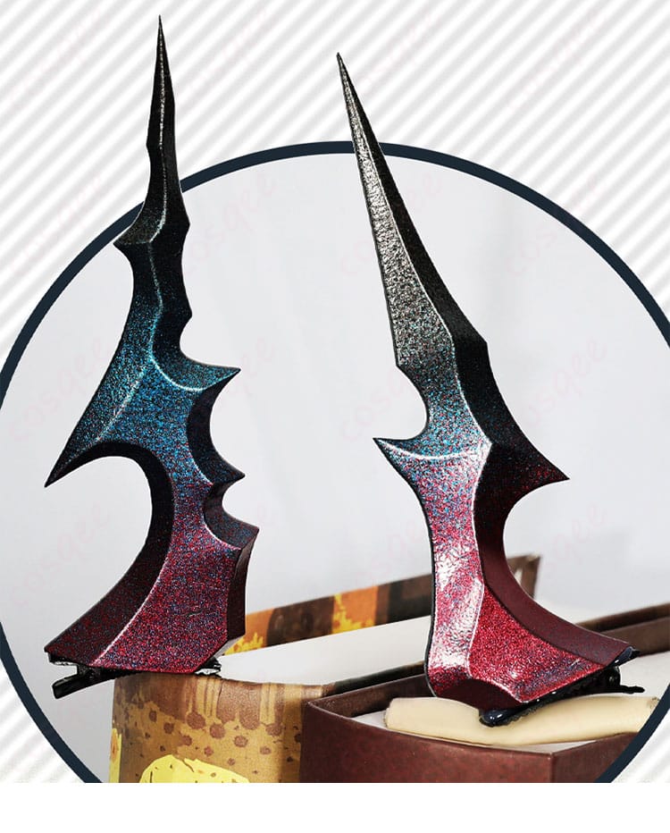 アークナイツ チェン・センユー コスプレ衣装 発飾り装飾細部 こだわりのデザイン