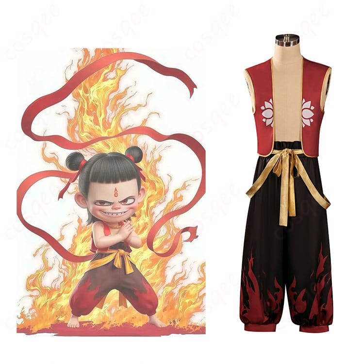 ナタ2 コスプレ衣装の正面画像、キャラクターとの組み合わせが特徴的。