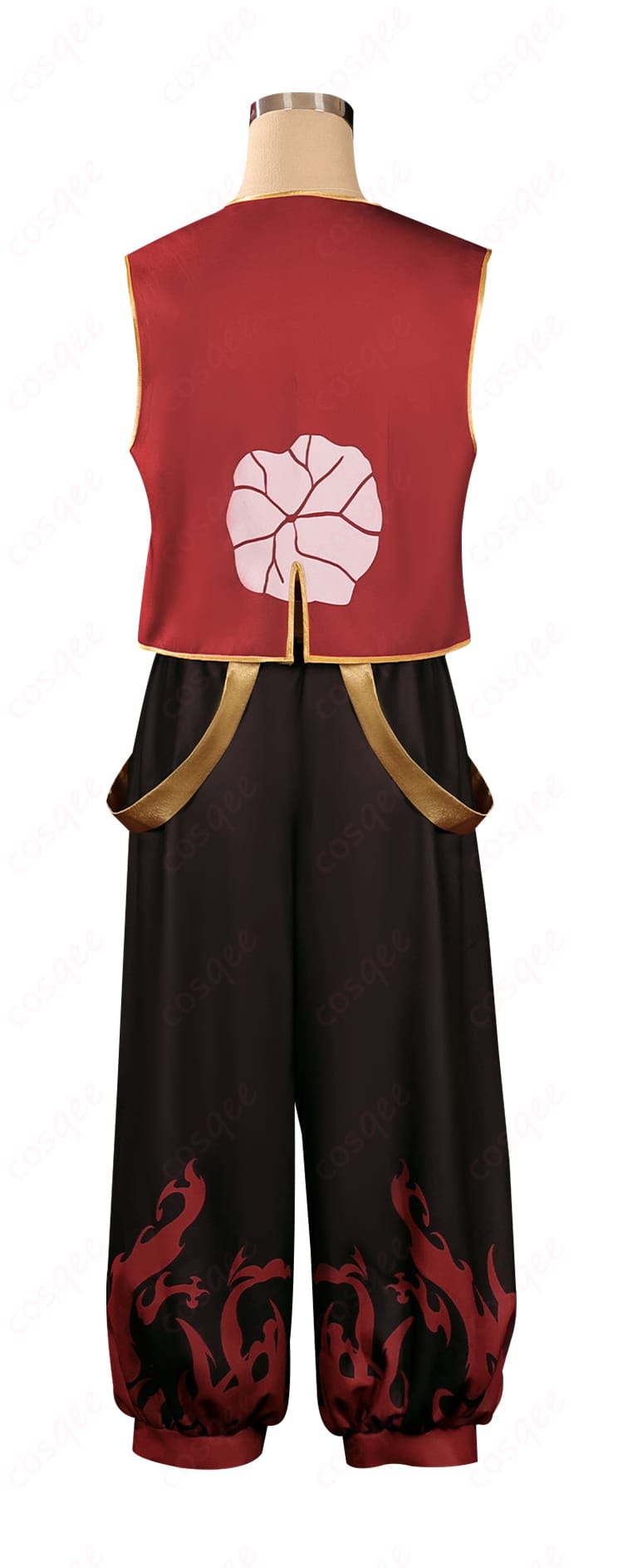 ナタ コスプレ衣装の背面画像。後ろの装飾も忠実に再現されています。