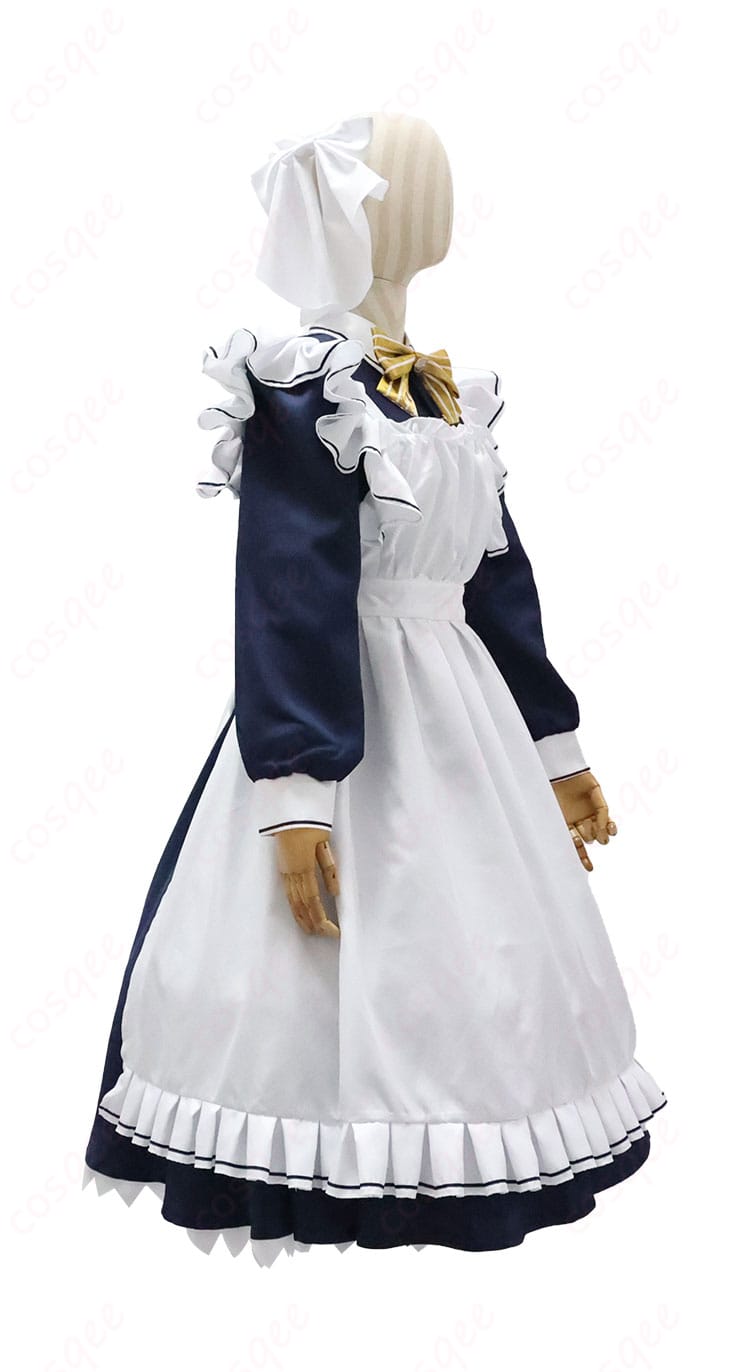 商品右側の全体図 - メイド服と喫茶店制服の詳細