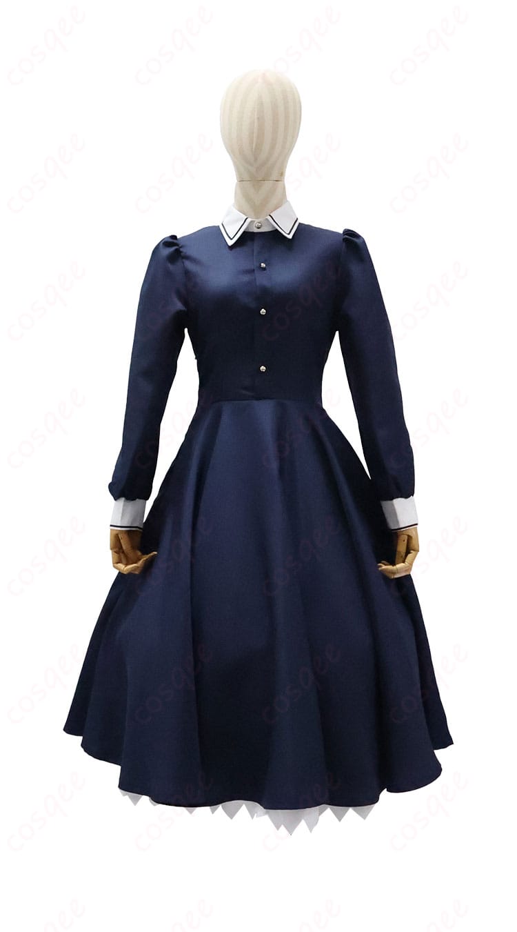 服装正面のディテール - 喫茶ステラと死神の蝶 四季ナツメの制服デザイン